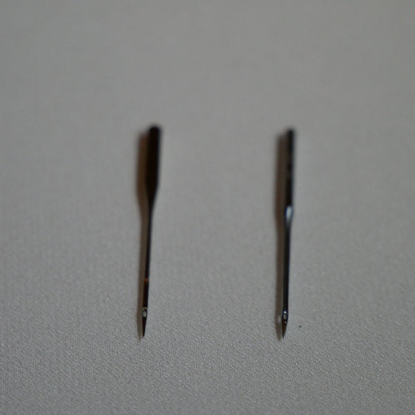 図-014 職業用ミシンと家庭用ミシンの針の交換方法