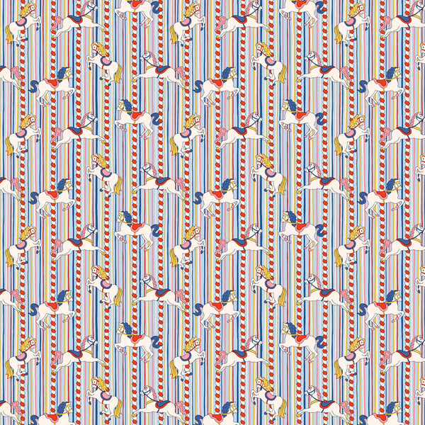 ハンドメイド用生地|Liberty Summer Fair Emolly Carousel A 反物(13.7m×110cm)綿100%