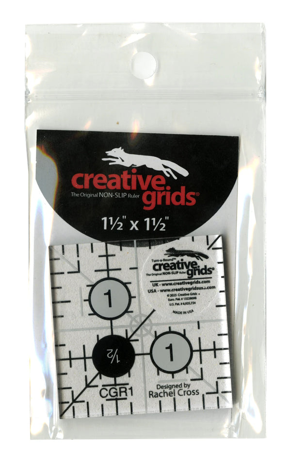 ルーラー CREATIVE GRIDS 1-1/2" x 1-1/2" スクエア