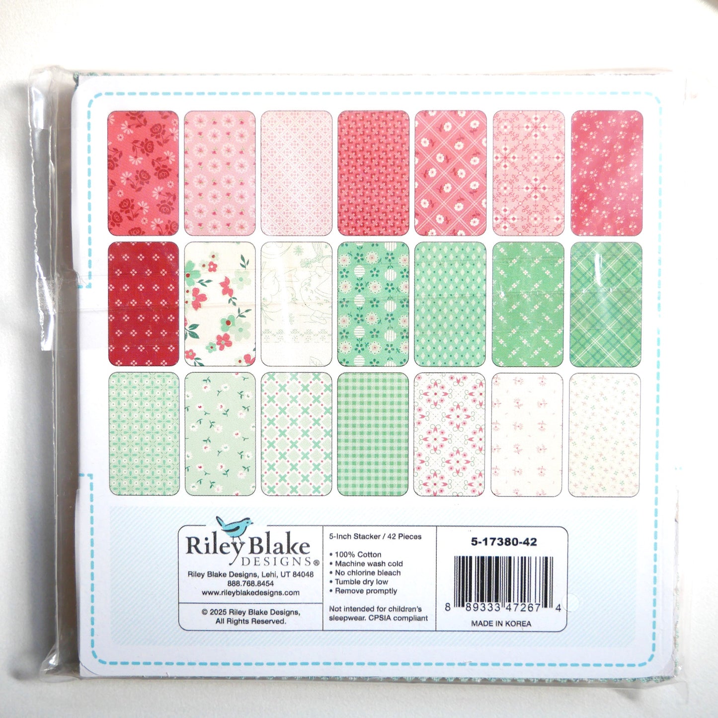 パッチワーク生地セット|Berry & Sage 5インチスクエア(約12.7cm角)42枚 Lori Holt