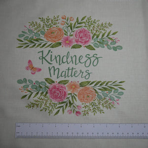 ハンドメイド用生地|Kindness パネル(1パネル60cm×110cm)綿100%