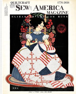 パネル生地|Sew America Betsy Ross 36インチ×43インチ(約91cm×109cm)綿100%