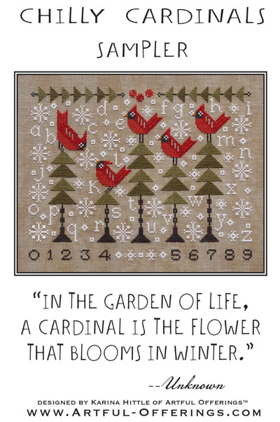 図案 ARTFUL OFFERINGS / Chilly Cardinals