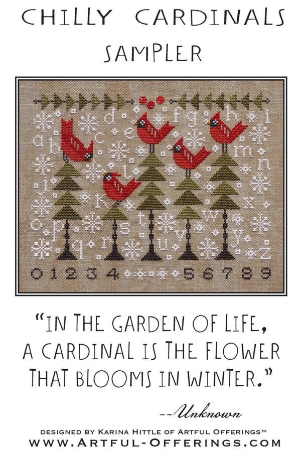 図案 ARTFUL OFFERINGS / Chilly Cardinals