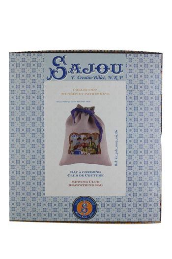 Sajou-cross-stitch-kit-bag-sewing-club クロス・ステッチ・巾着キット ソーイングクラブ
