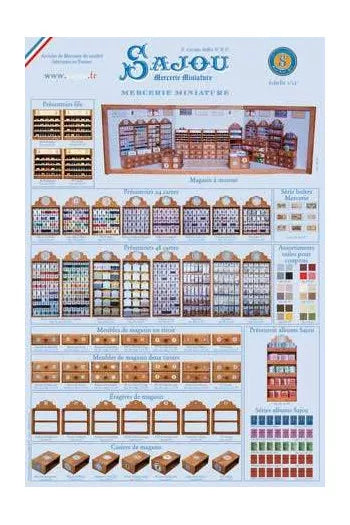 Sajou miniature haberdashery Sajou albums Mauve