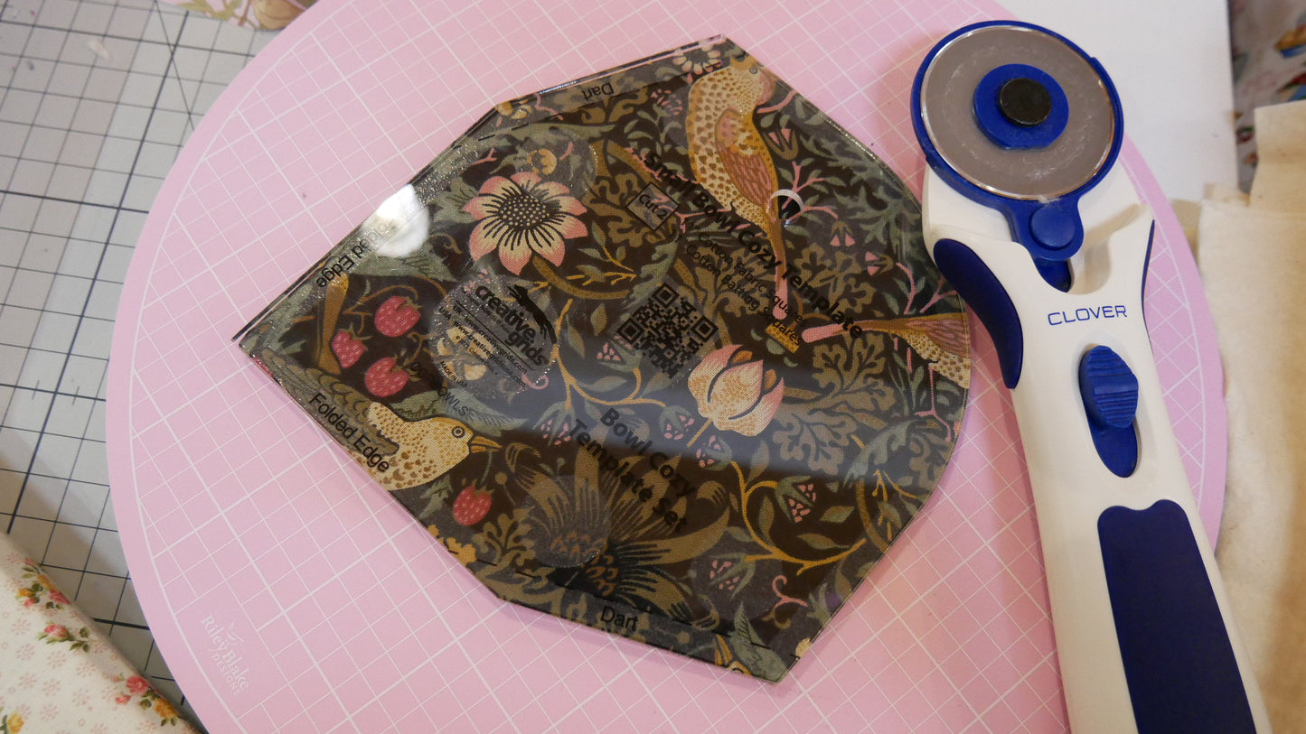 ボウルコーゼー専用キルト芯 プリカット 8枚入り | コットン100% 電子レンジ対応 | The Gypsy Quilter
