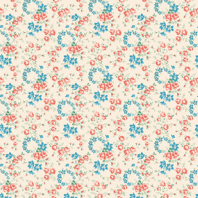ハンドメイド用生地｜Liberty Palace Gardens Petal Crown C 反物（13.7m×110cm）綿100%