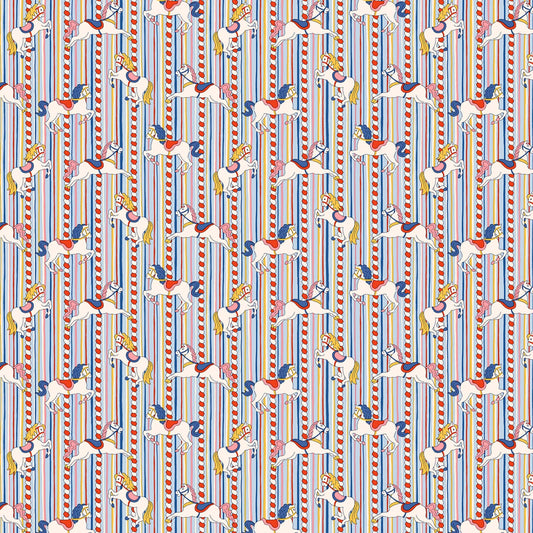 ハンドメイド用生地｜Liberty Summer Fair Emolly Carousel A 反物（13.7m×110cm）綿100%