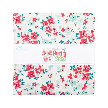 パッチワーク生地セット｜Berry & Sage 10インチスクエア（約25.4cm角）42枚 Lori Holt
