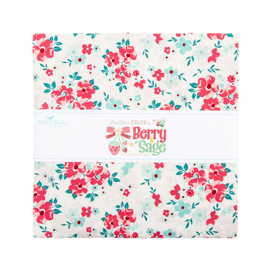 パッチワーク生地セット｜Berry & Sage 10インチスクエア（約25.4cm角）42枚 Lori Holt