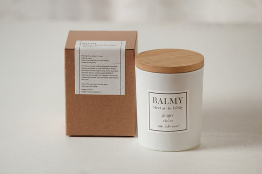 セルフケア BALMY キャンドル・ジンジャー / バイオレット / サンダルウッド