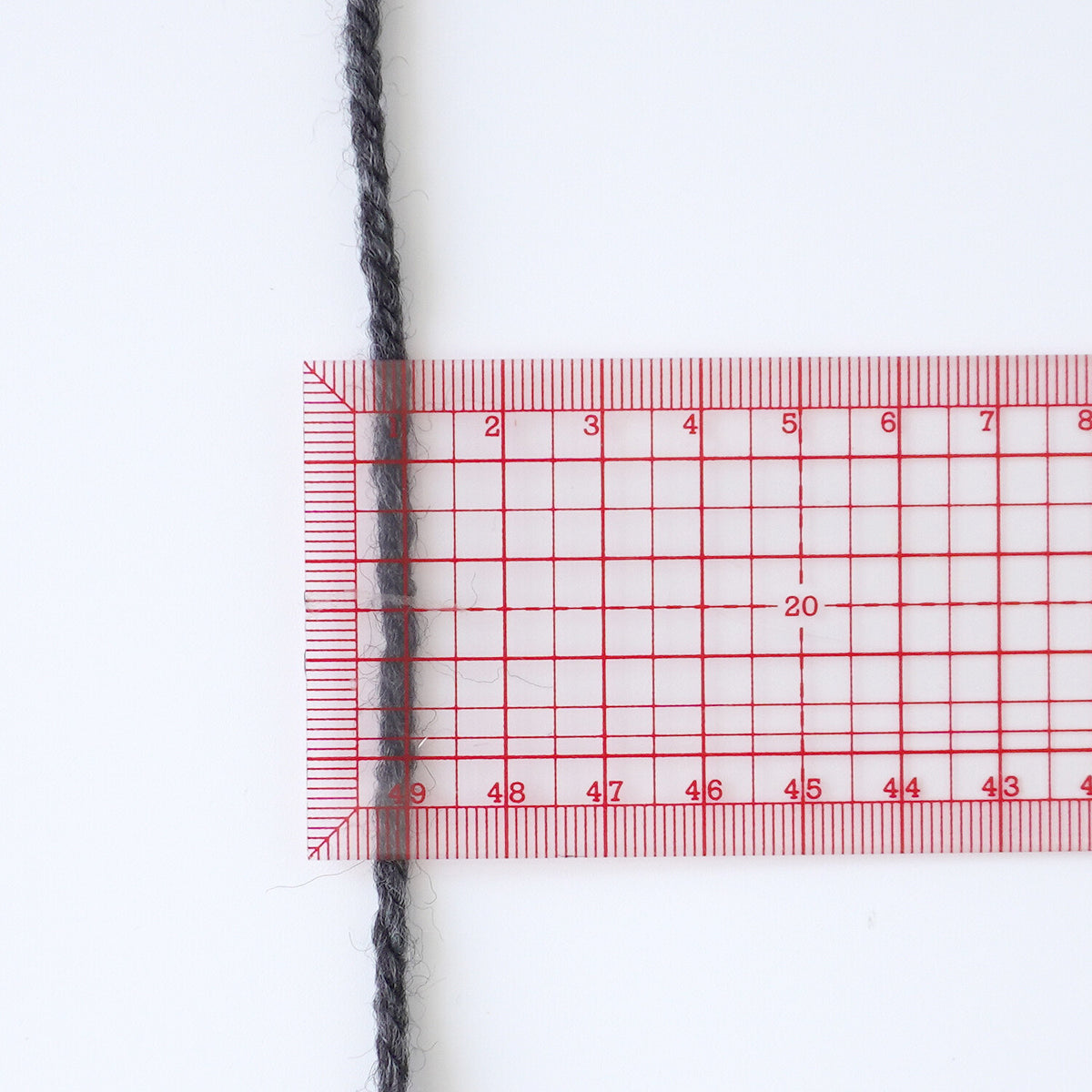Knitworm メランジ M | グレー｜並太毛糸 ウール混 30g（60m）
