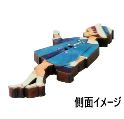 フランス製 木製ボタン アンティークすみれ｜Atelier Bonheur du Jour