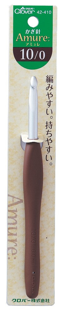 《クローバー》 かぎ針「アミュレ」 柄付きかぎ針 あみ針 編み針 【日本製】