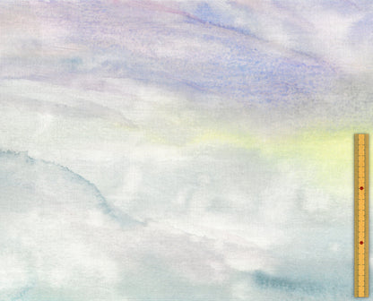 ハンドメイド用生地｜Soulstice 水彩画反物（9.3m×110cm）綿100%