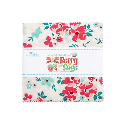 パッチワーク生地セット｜Berry & Sage 5インチスクエア（約12.7cm角）42枚 Lori Holt