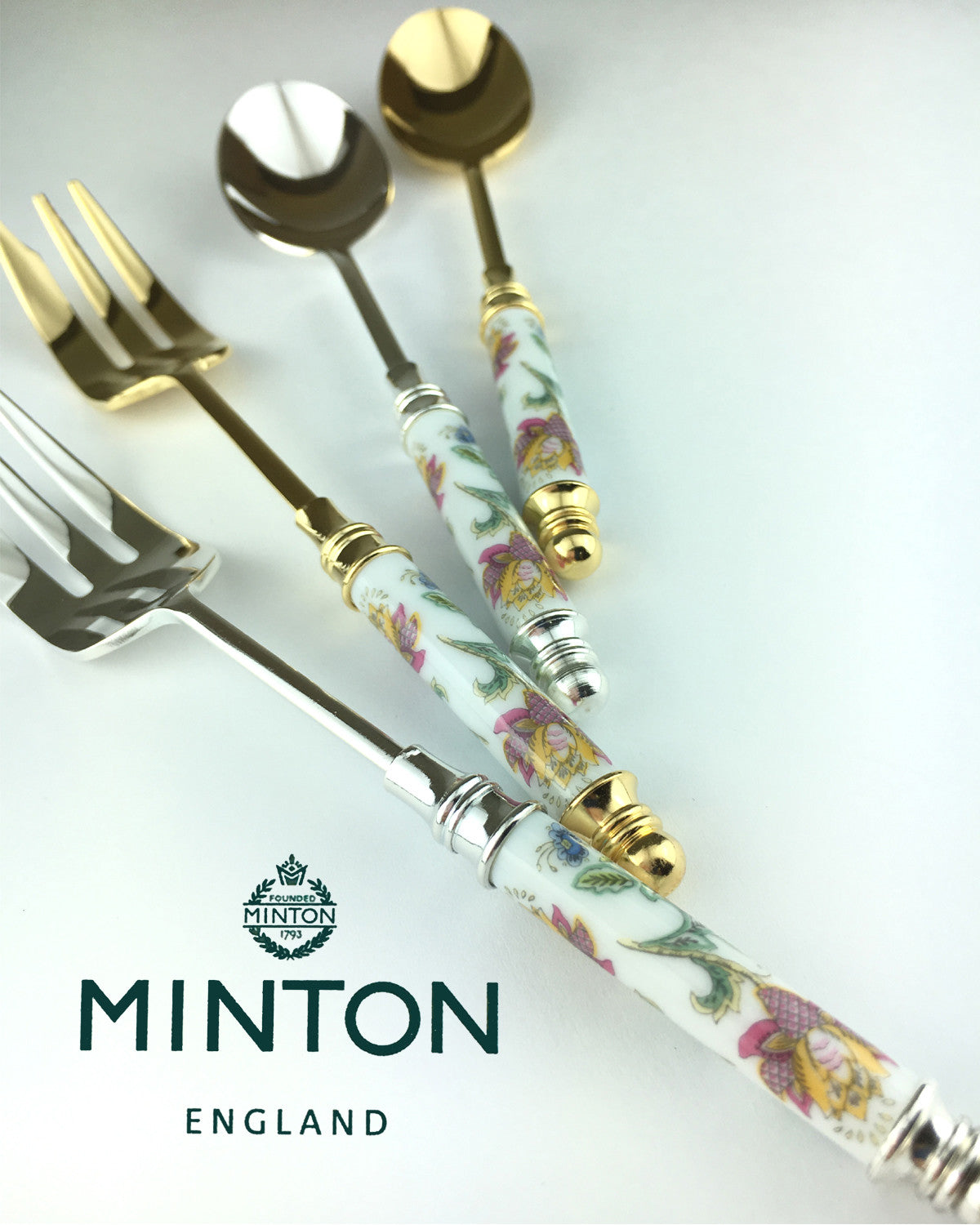 MINTON ミントン ハドンホール スプーン&フォーク ゴールド仕様 MINTON ティースプーン ハドンホール｜アムノス手芸 – アムノス手芸