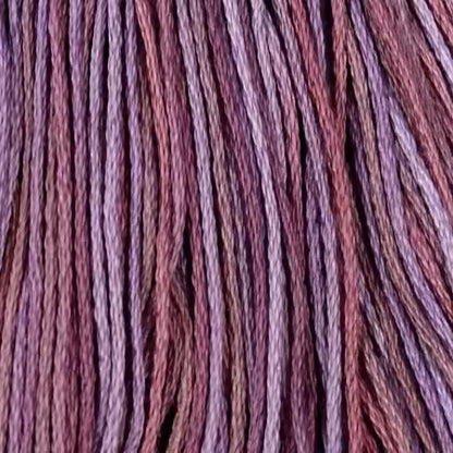 Valdani 段染め6本撚りコットン刺しゅう糸 10yd｜P10 Antique Violet | バイオレット