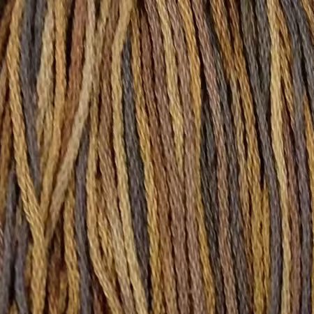 Valdani 段染め6本撚りコットン刺しゅう糸 10yd｜P9 Bronze | ブロンズ