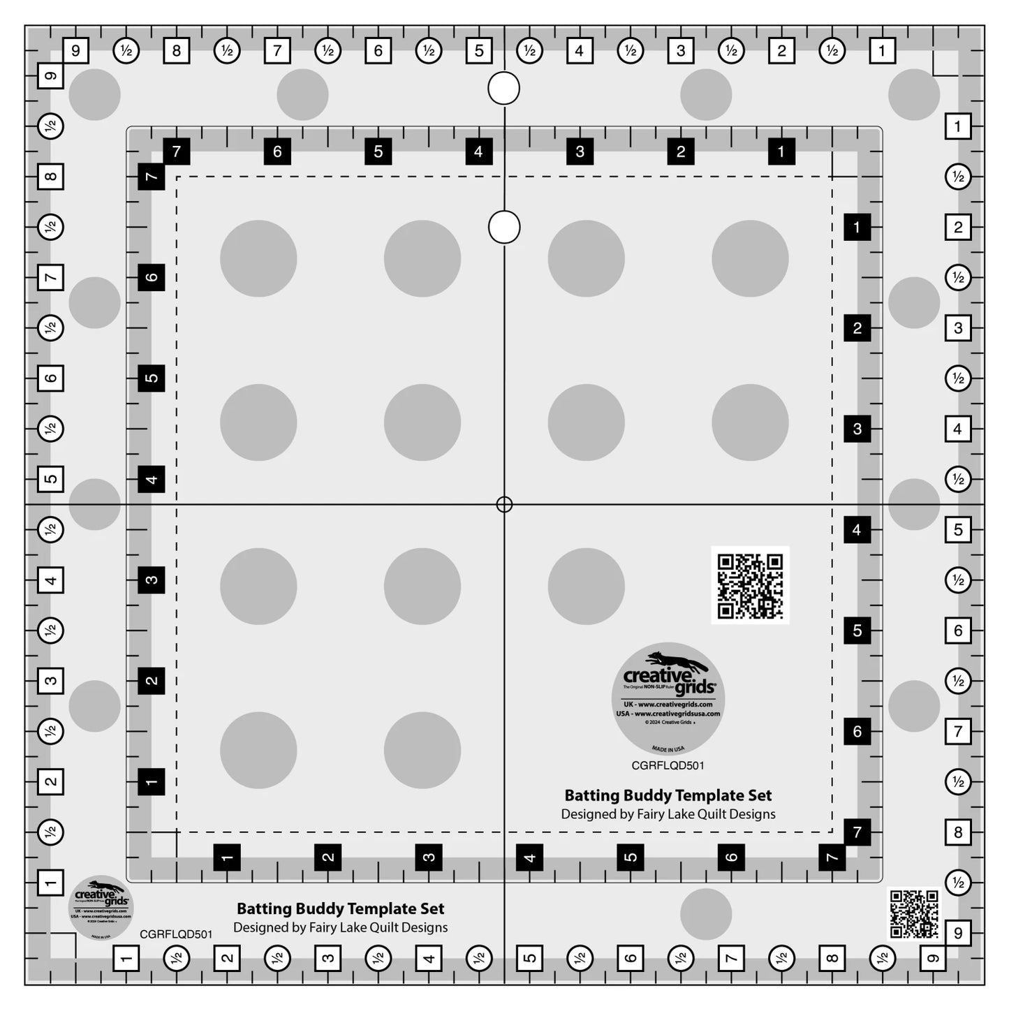 テンプレート CREATIVE GRIDS ラグキルト