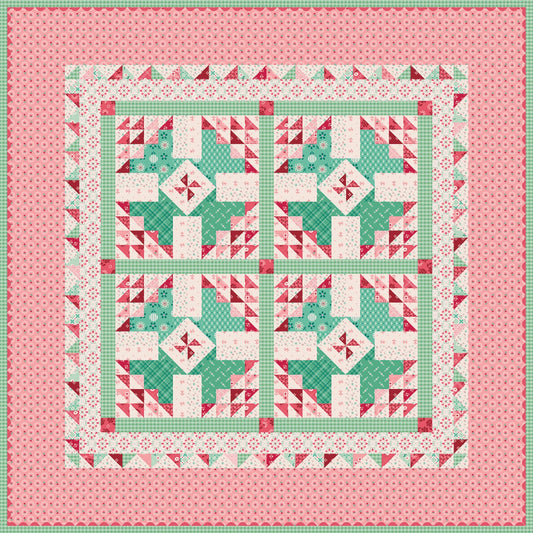 Lori Holt Berry Baskets Table Topper Kit / ベリーバスケットのテーブルランナー・キット