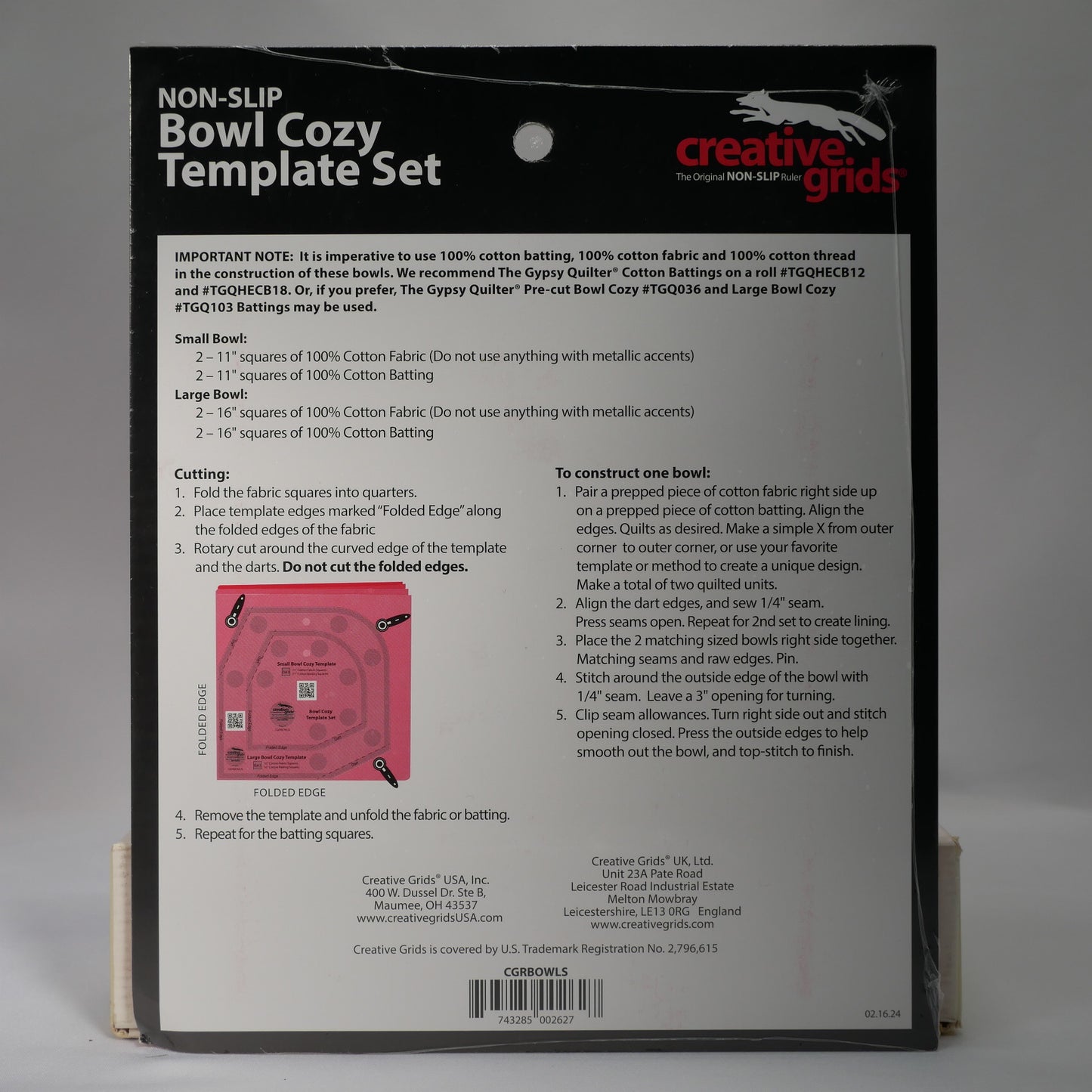 【SLOW STITCH  SET】クラフト・レシピ / ボウル・コーゼーキット