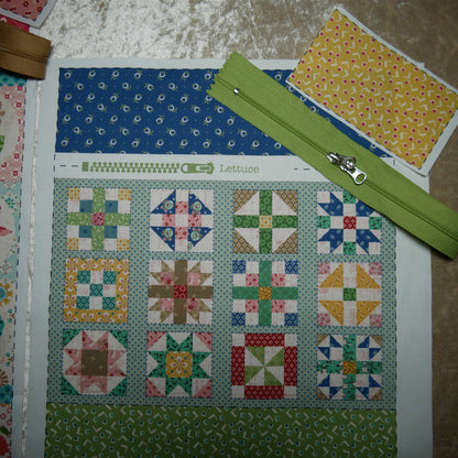 4月【SLOW STITCH  SET】Lori Holt / Zippy Bags 4 プロジェクト・バッグセットB