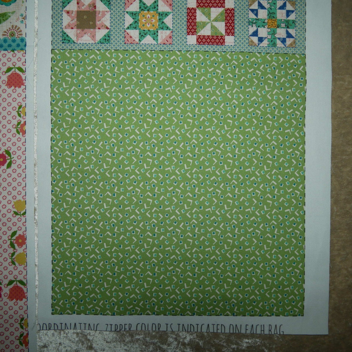 4月【SLOW STITCH  SET】Lori Holt / Zippy Bags 4 プロジェクト・バッグセットB