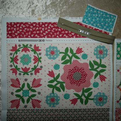 4月【SLOW STITCH  SET】Lori Holt / Zippy Bags 4 プロジェクト・バッグセットC