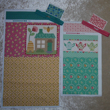 4月【SLOW STITCH  SET】Lori Holt / Zippy Bags 4 プロジェクト・バッグセットD