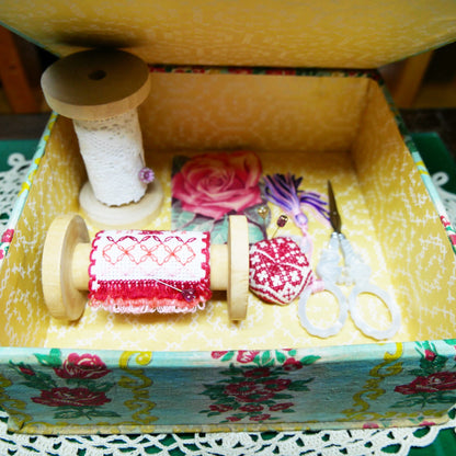 ワークショップ：クロス・ステッチで作るかわいいミニチュア・サンプラー｜5月2日（土）