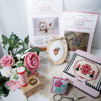 ワークショップ：クロス・ステッチで作るかわいいミニチュア・サンプラー｜5月2日（土）