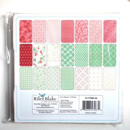 パッチワーク生地セット｜Berry & Sage 5インチスクエア（約12.7cm角）42枚 Lori Holt