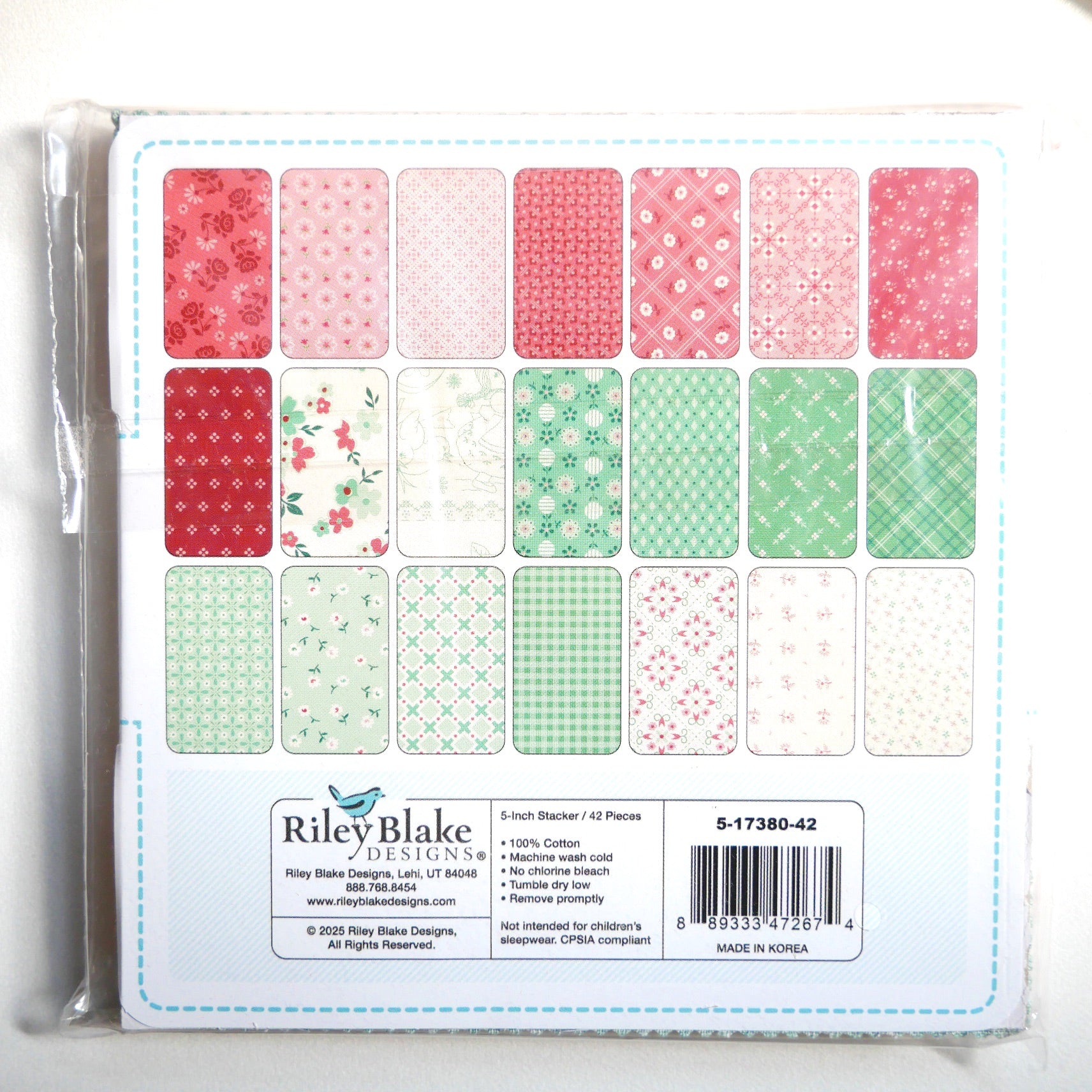 パッチワーク★キット★愛をこめて花束を★別売り白地&ラティス&ボーダー&裏地付き Berry & Sage パッチワーク生地セット｜Lori Holt 10インチスクエア42