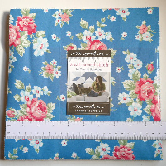 パッチワーク生地セット｜Camille Roskelley 10インチスクエア（約25.4cm角）42枚 A cat named Stitch