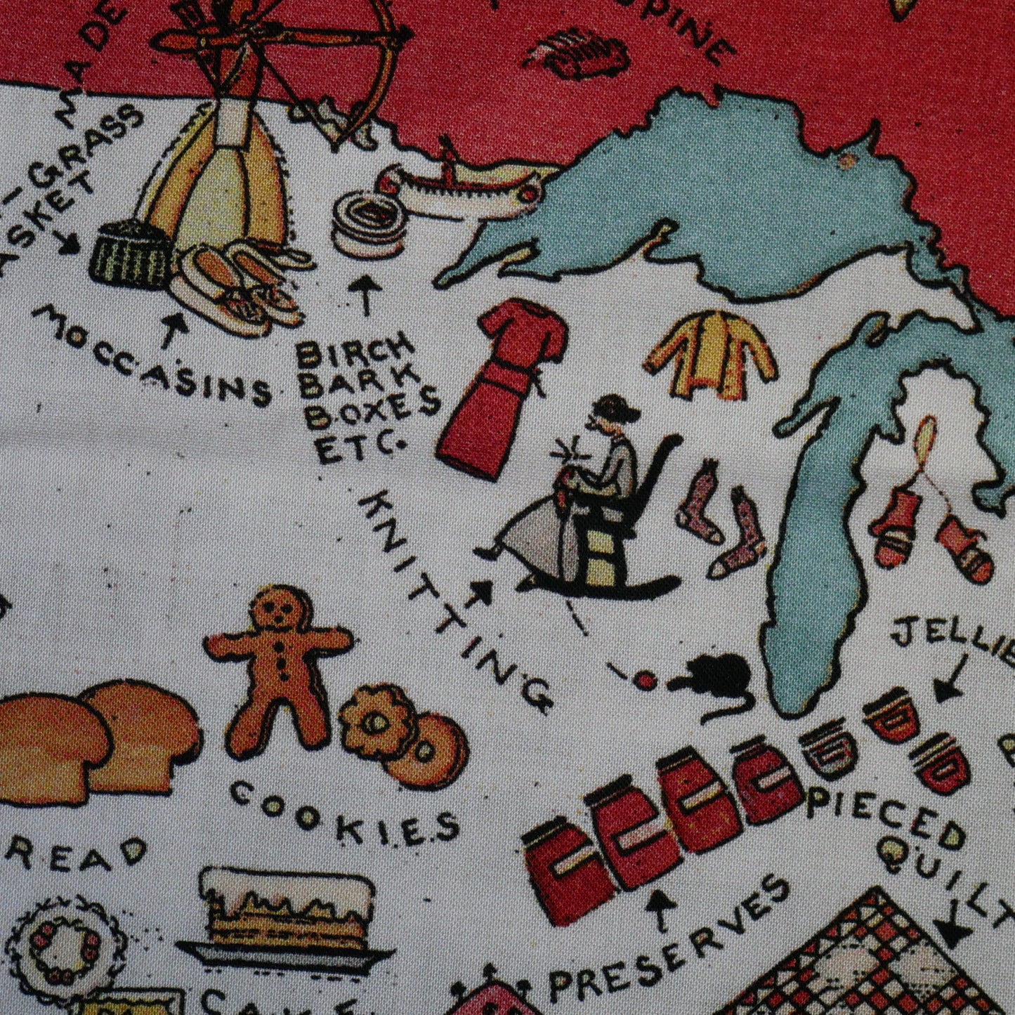 パネル生地｜Sew America Pillow Panel 23½インチ×43½インチ（約60cm×110cm）綿100%
