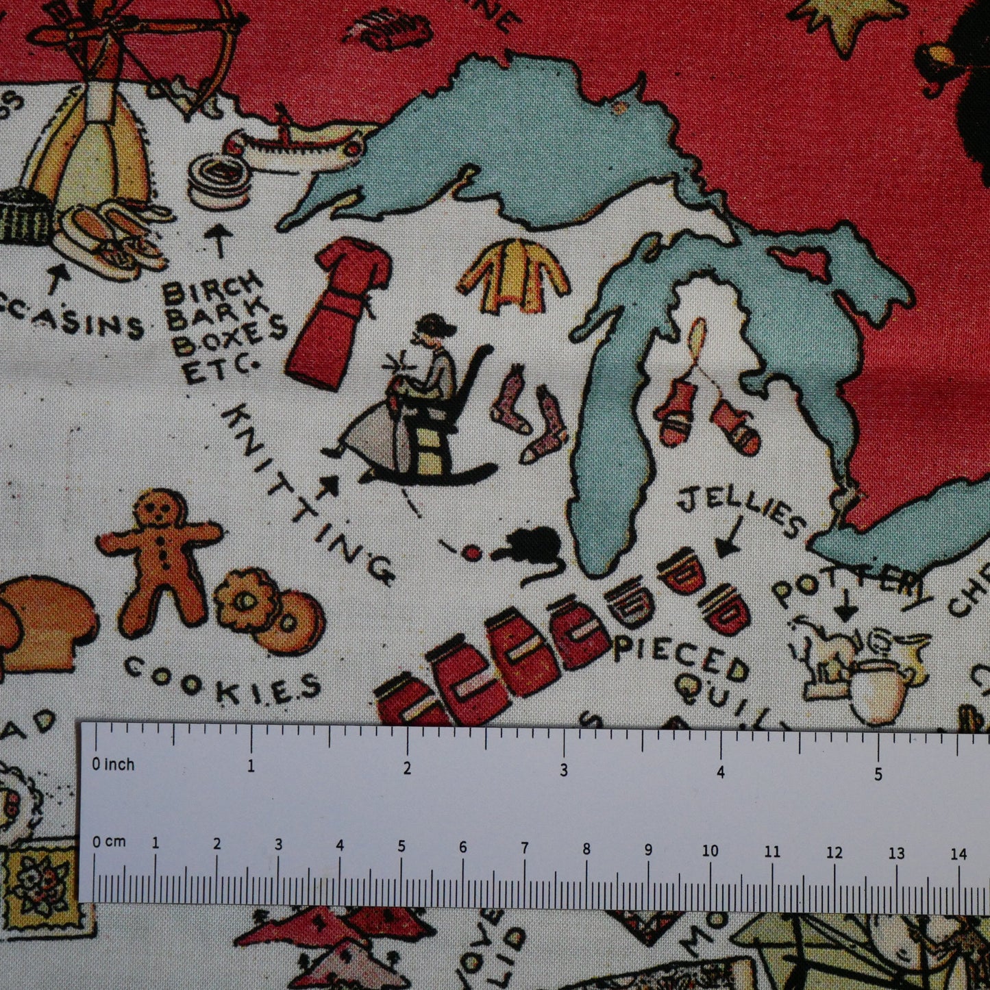 パネル生地｜Sew America Pillow Panel 23½インチ×43½インチ（約60cm×110cm）綿100%