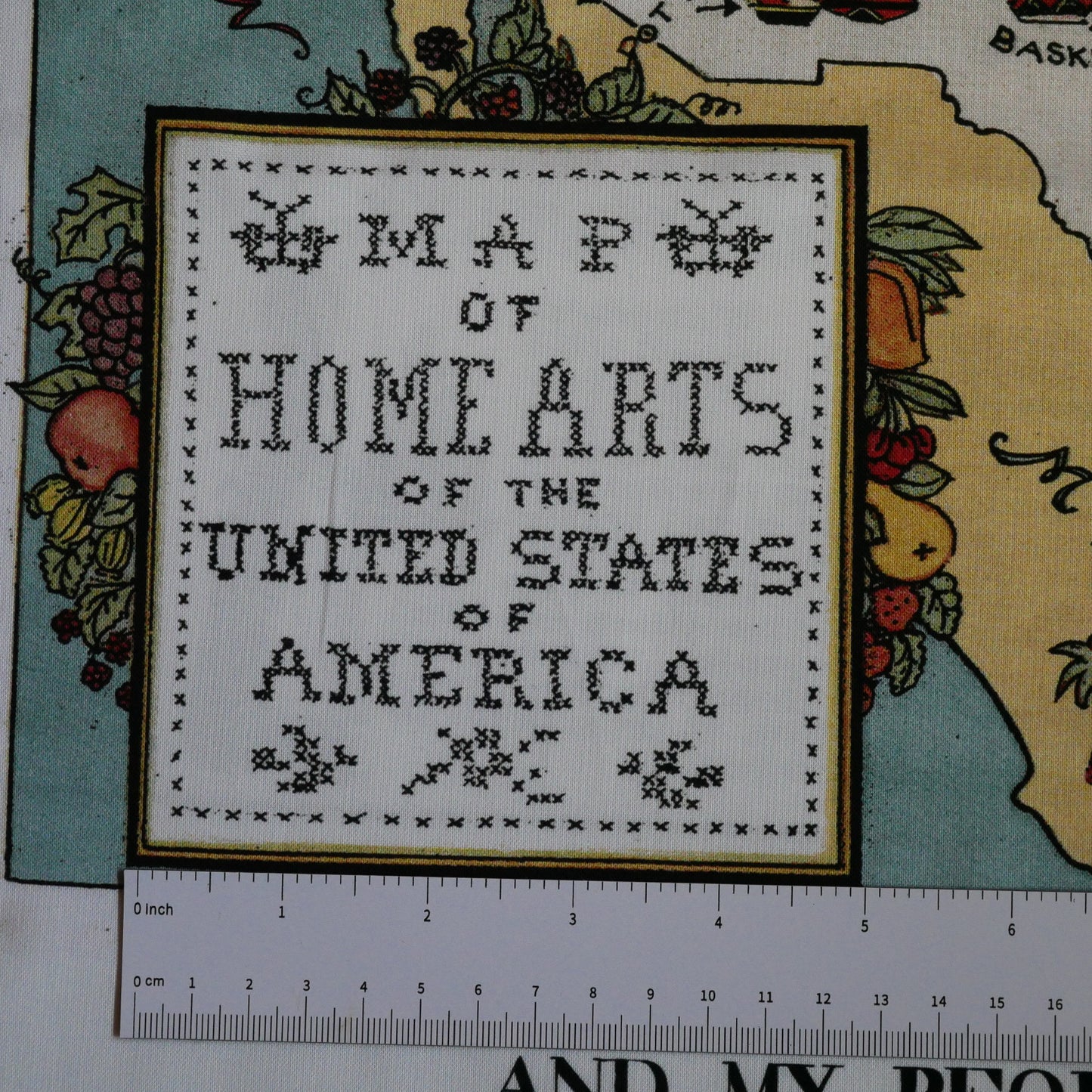 パネル生地｜Sew America Pillow Panel 23½インチ×43½インチ（約60cm×110cm）綿100%