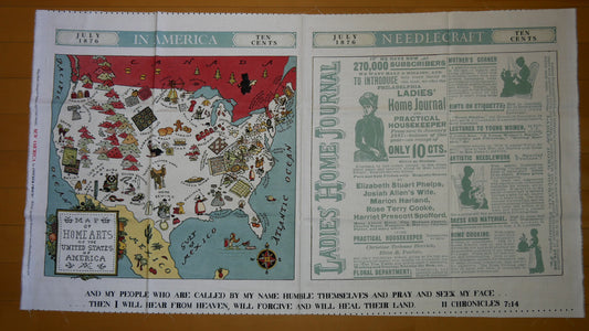 パネル生地｜Sew America Pillow Panel 23½インチ×43½インチ（約60cm×110cm）綿100%