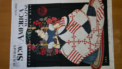 パネル生地｜Sew America Betsy Ross 36インチ×43インチ（約91cm×109cm）綿100%