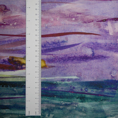 ハンドメイド用生地｜Soulstice 水彩画反物（9.3m×110cm）綿100%