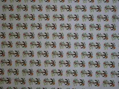 ハンドメイド用生地｜Saltwater イカリ反物（13.5m×110cm）綿100%