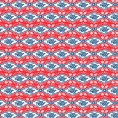 ハンドメイド用生地 | Maison Rouge - Red｜Happy Birthday, America by Mary Engelbreit