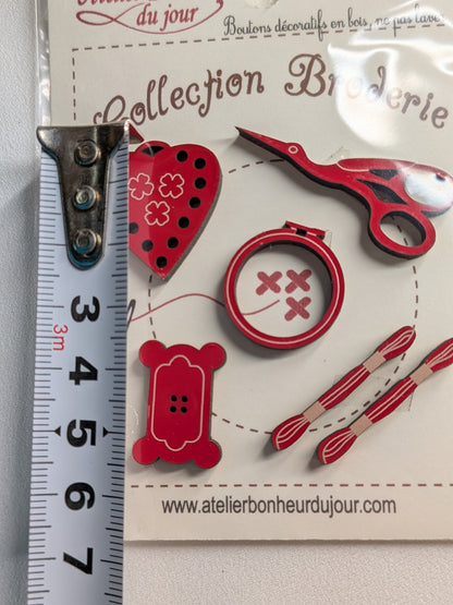atelier-250 木製ボタンセット