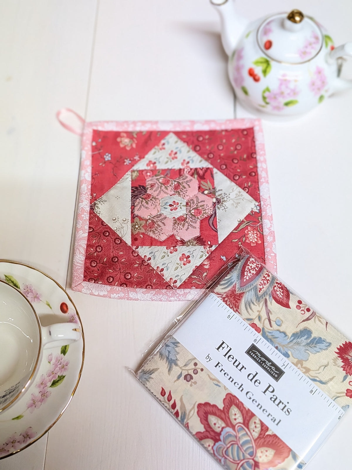 パッチワーク生地セット | Fleur de Paris 5インチプリカット｜French General / Moda