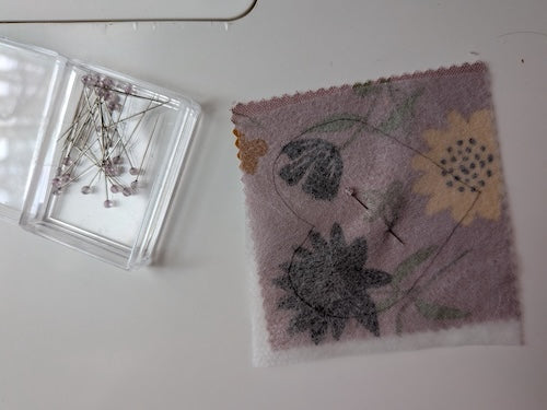 【日本製】LITTLE HOUSE LH アップリケまち針 極細 120本