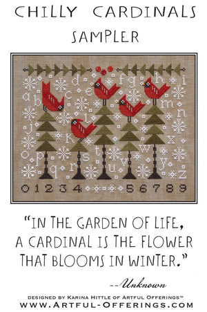 図案 ARTFUL OFFERINGS / Chilly Cardinals