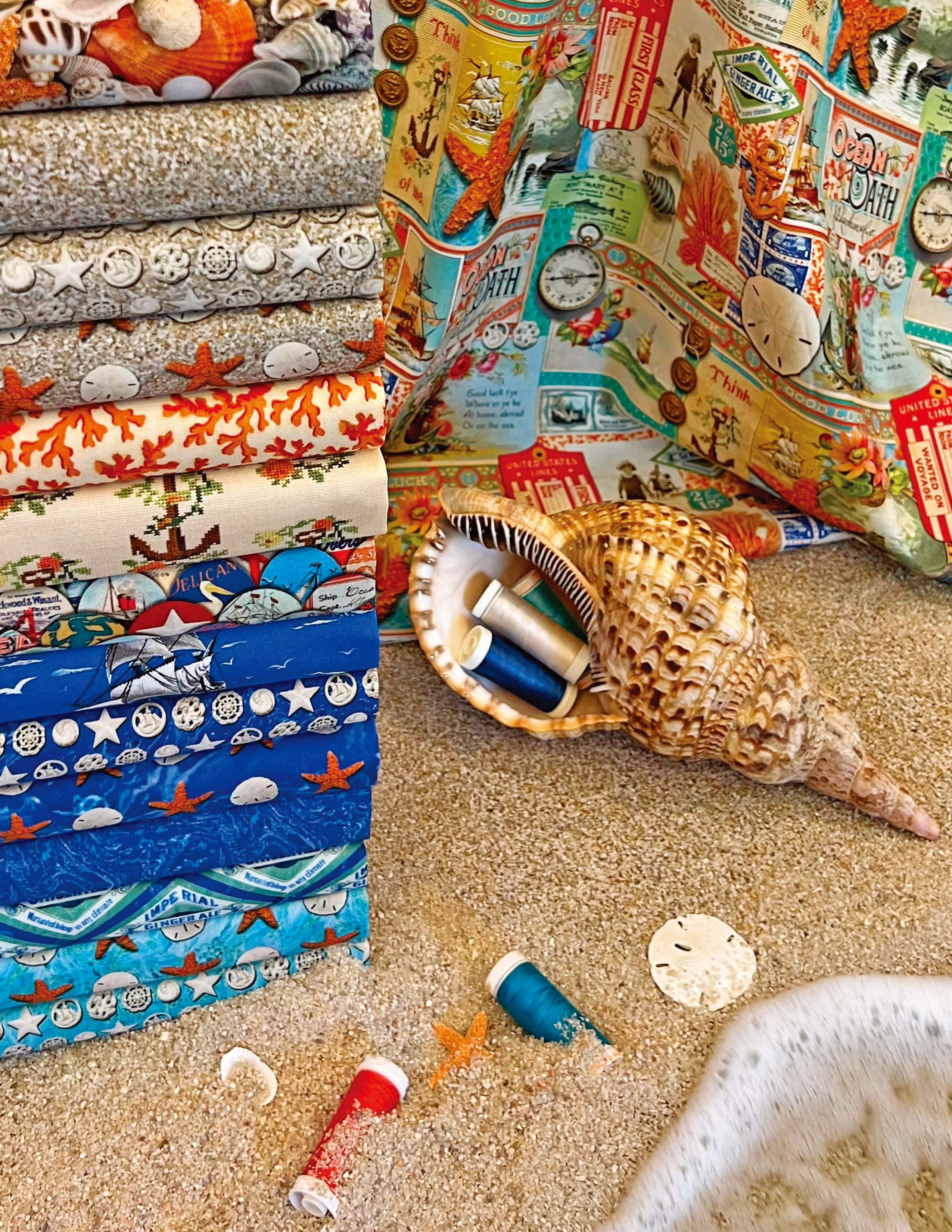 Saltwater 反物生地｜Moda / Cathe Holden 13.5m×110cm 綿100