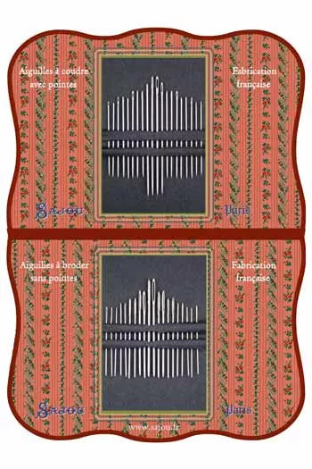 Sajou-needlebook-40-needles-sewing-club ニードルブック針40本入りアソート　ソーイングクラブ